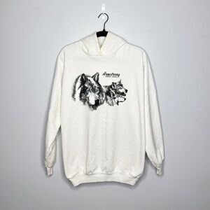 Vintage Wolf Canada Hoodie